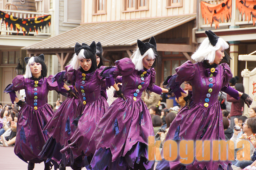 スプーキー“Boo！”パレード 黒猫ダンサー 仮装 衣装 Dハロ スプブ